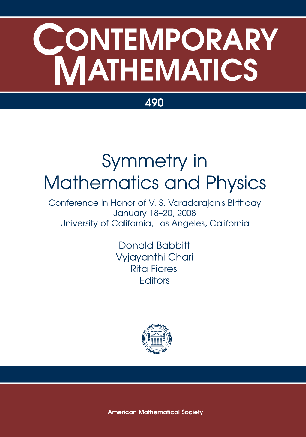 Contemporary Mathematics 490