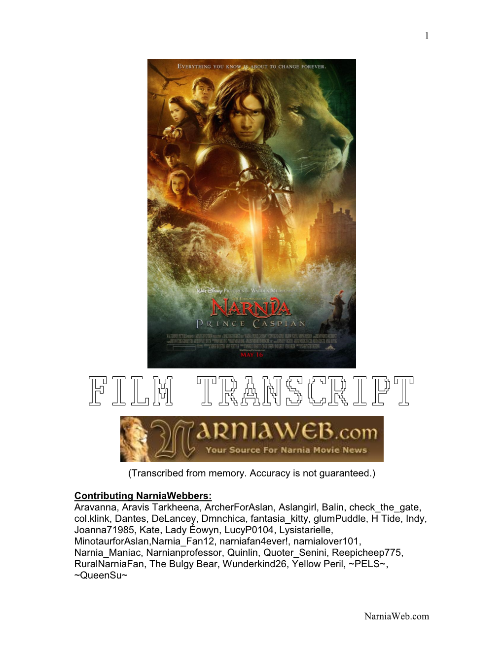 Prince-Caspian-Movie-Script.Pdf