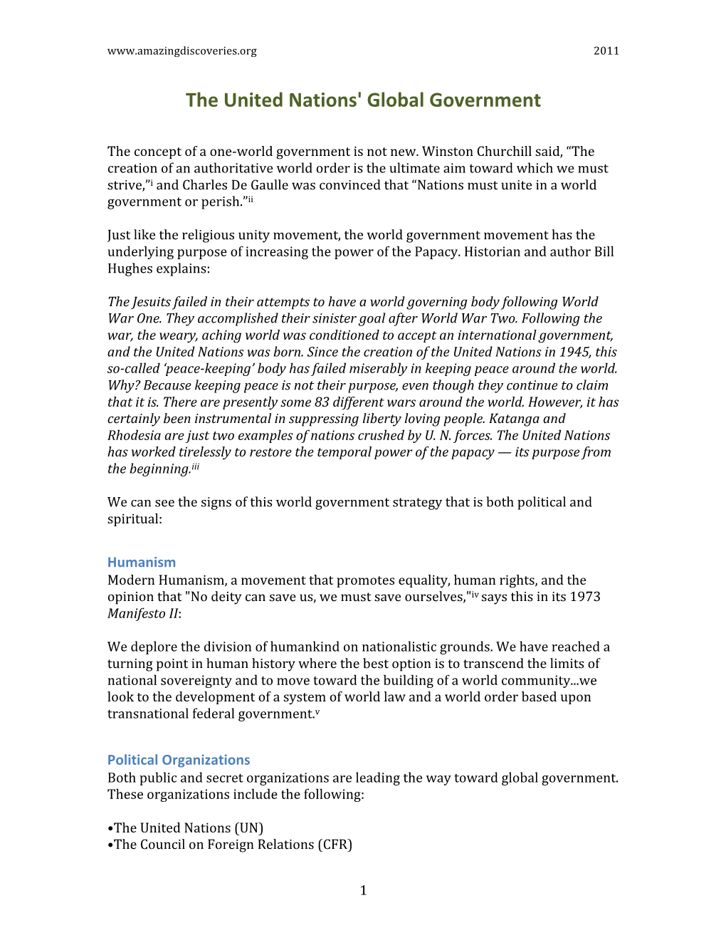 The United Nations Global Government.Pdf