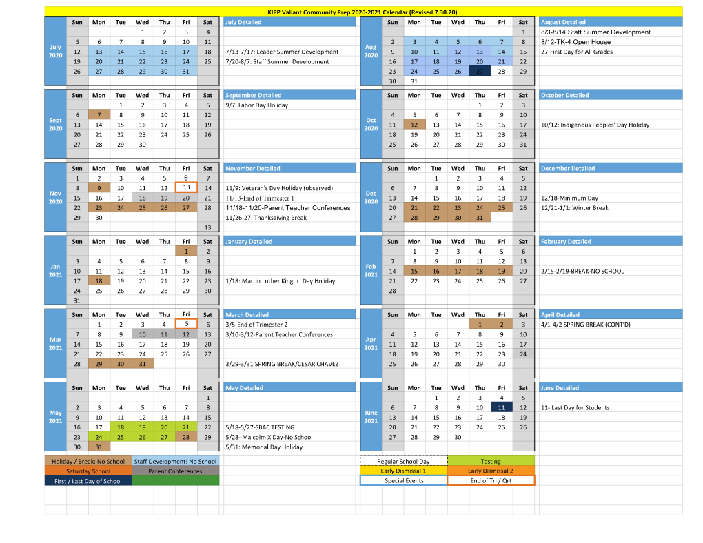 FY21 Valiant School Calendar Translated