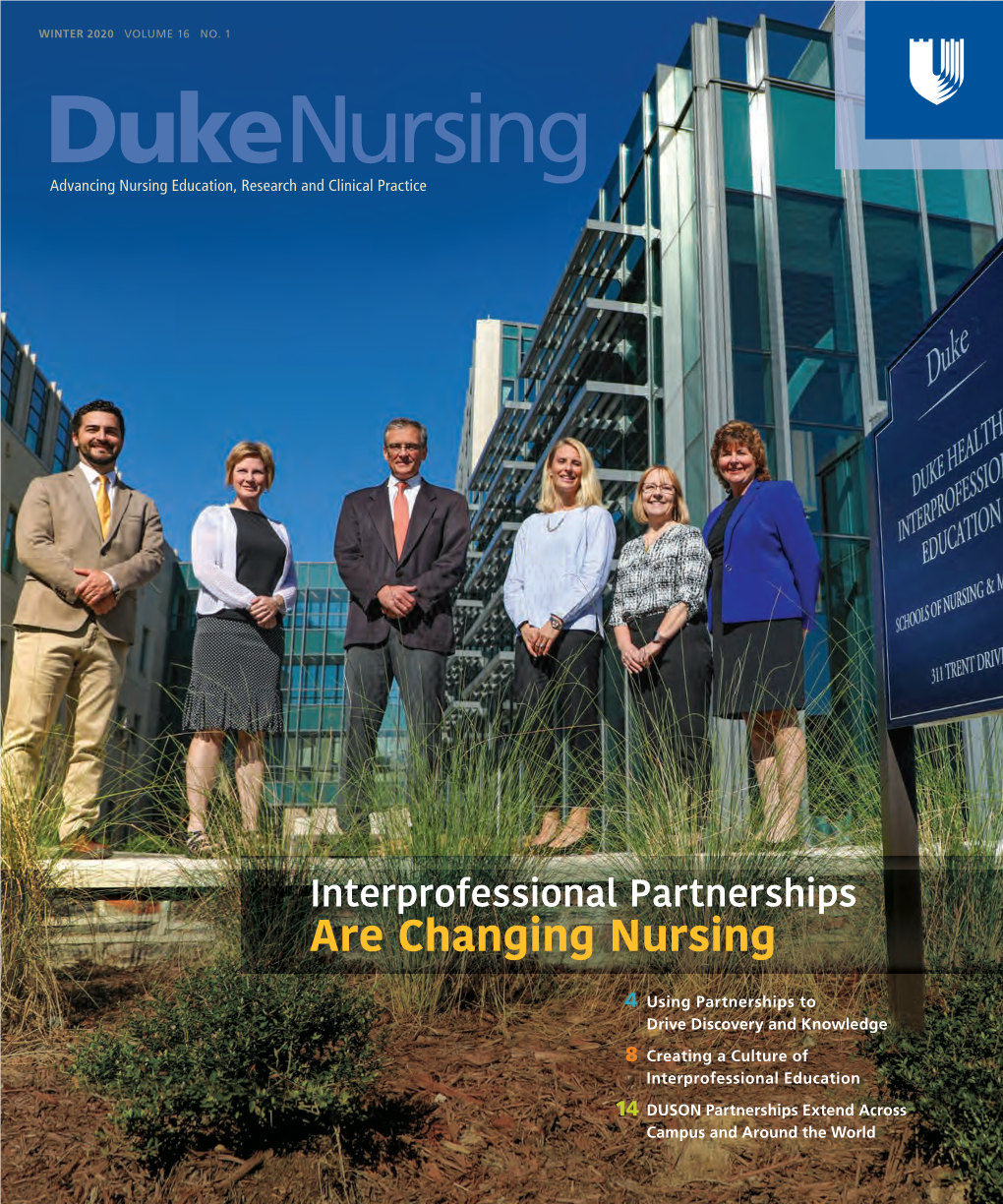 Dukenursing Advancing Nursing Education, Research and Clinical Practice