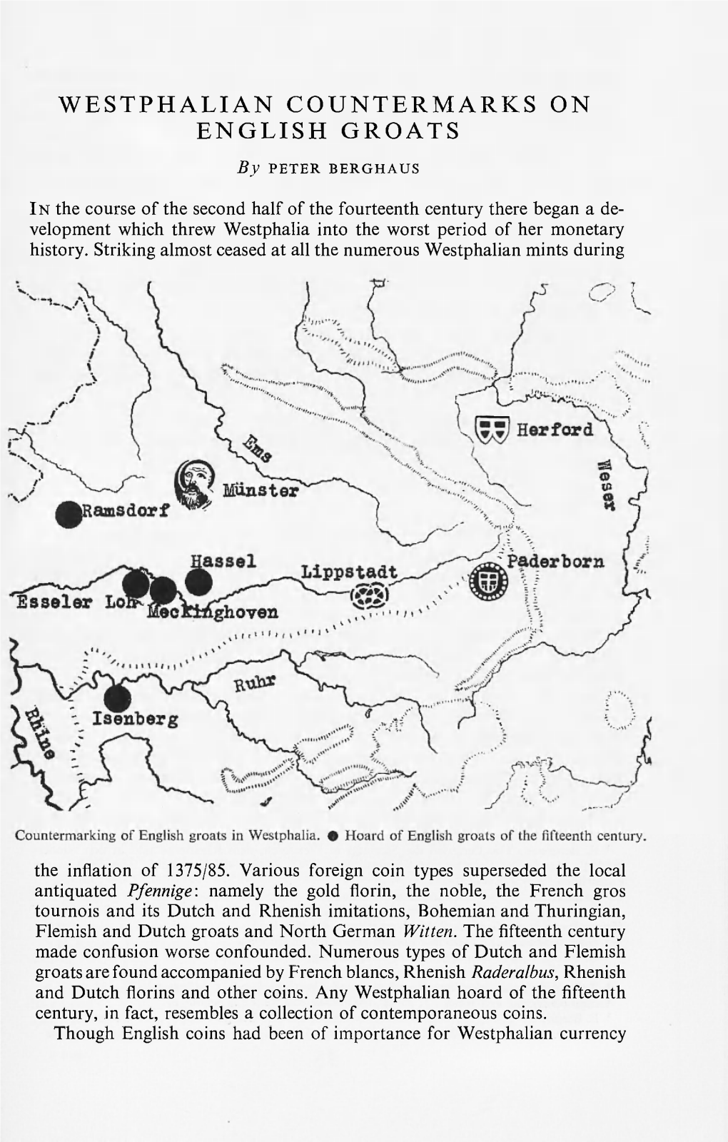 Westphalian Countermarks on English Groats