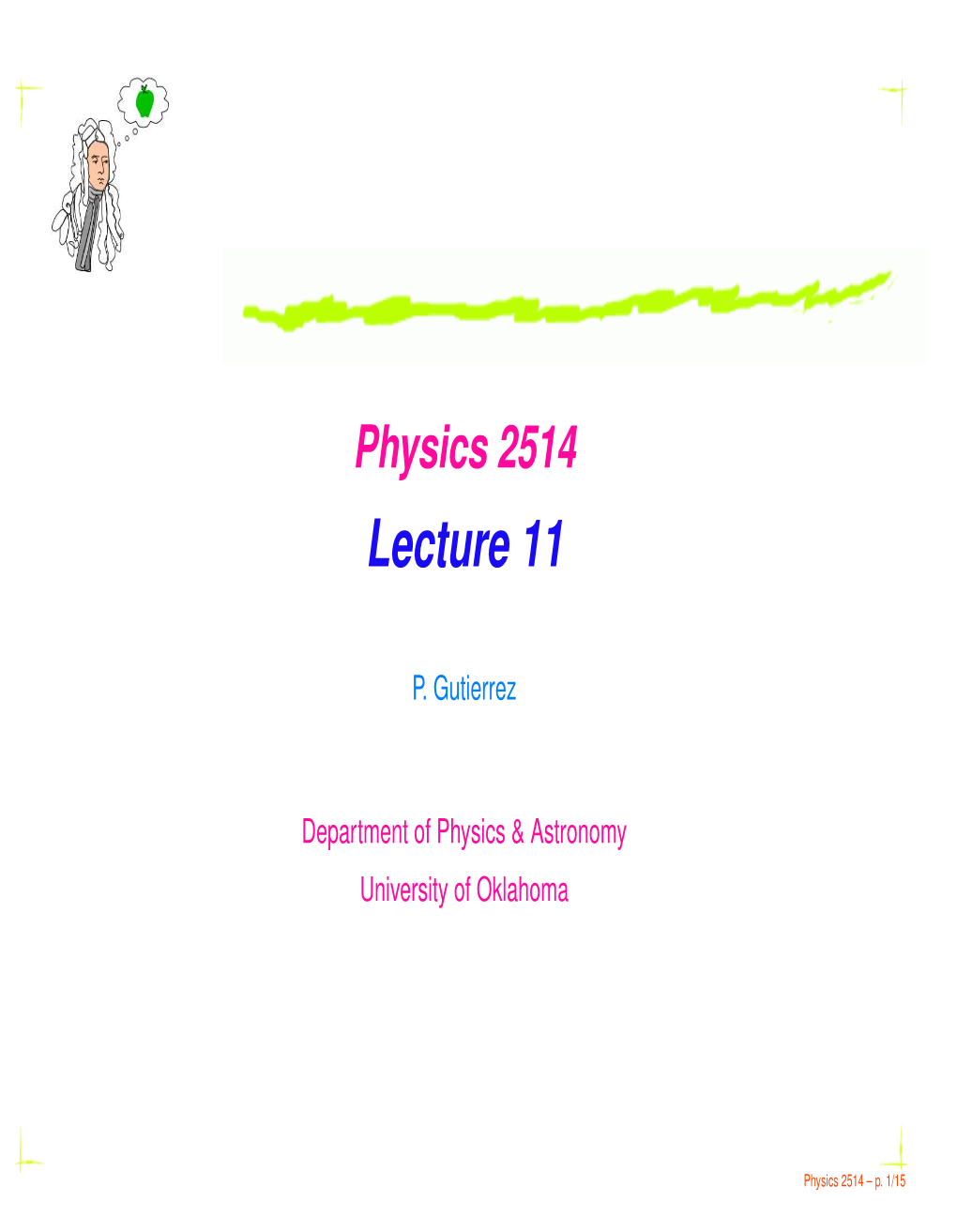 Inertial Reference Frames