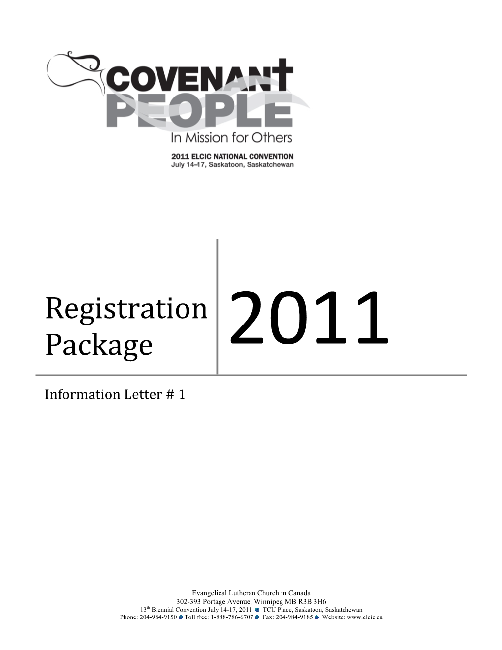 Registration Package 2011