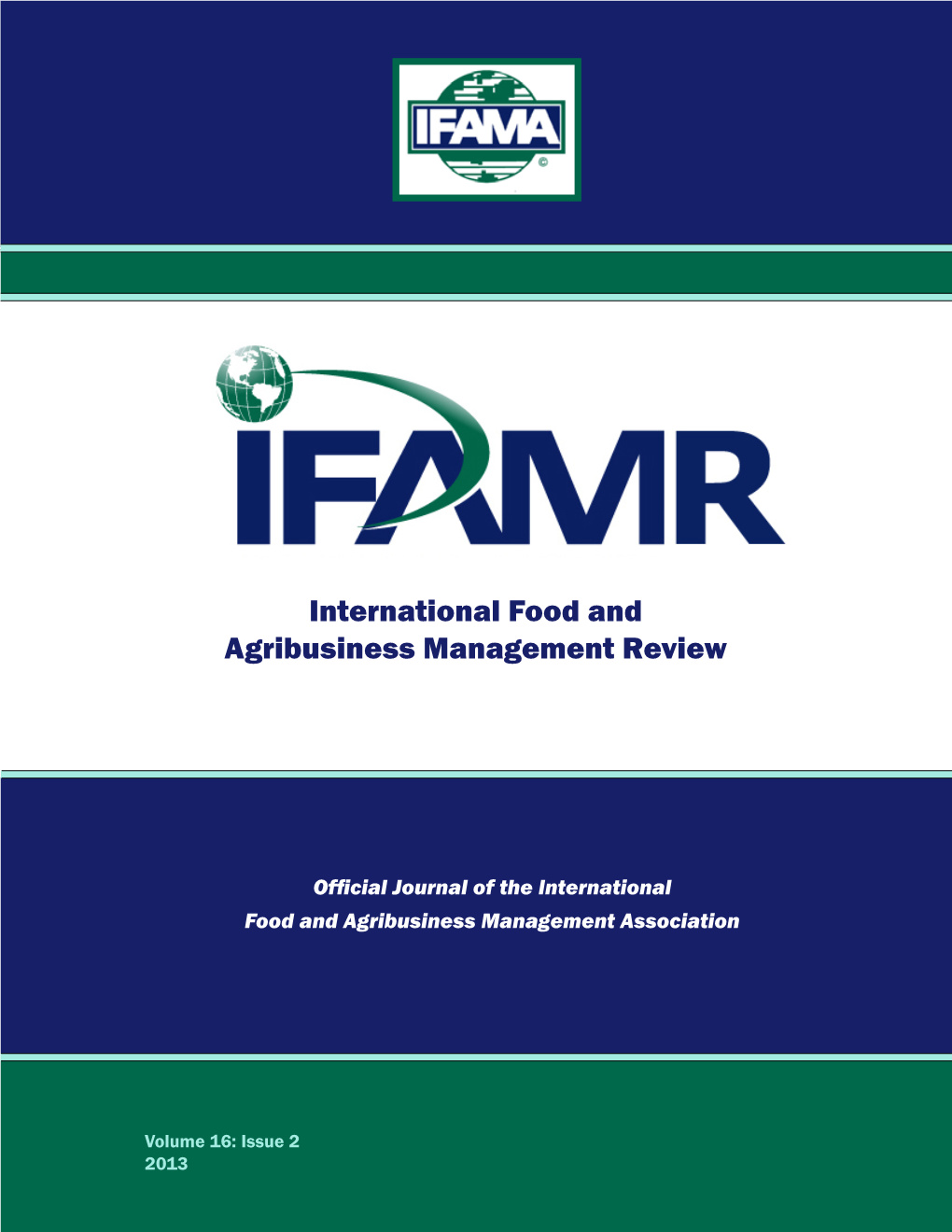 International Food and Agribusiness Management Review