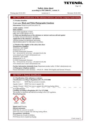 Safety Data Sheet According to 1907/2006/EC, Article 31 Printing Date 04.02.2021 Version No: 6 Revision: 04.02.2021