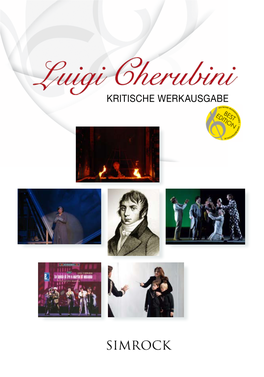 Luigi Cherubini (1760 – 1842) Ist Der Erneuerer Der Oper an Der Wende Zum 19