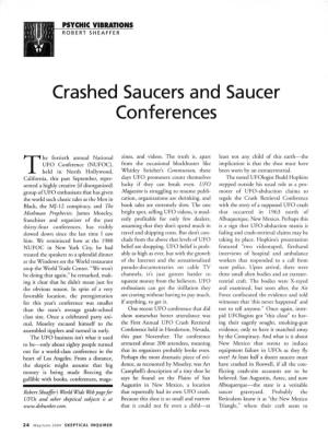 Crashed Saucers and Saucer Conferences