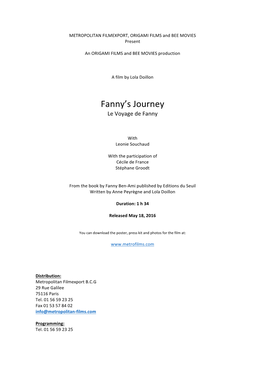 Fanny’S Journey Le Voyage De Fanny