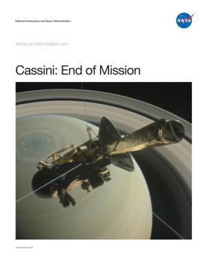 Cassini End of Mission Press