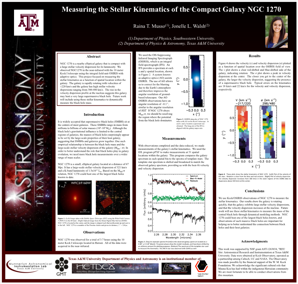 Measuring the Stellar Kinematics of the Compact Galaxy NGC 1270