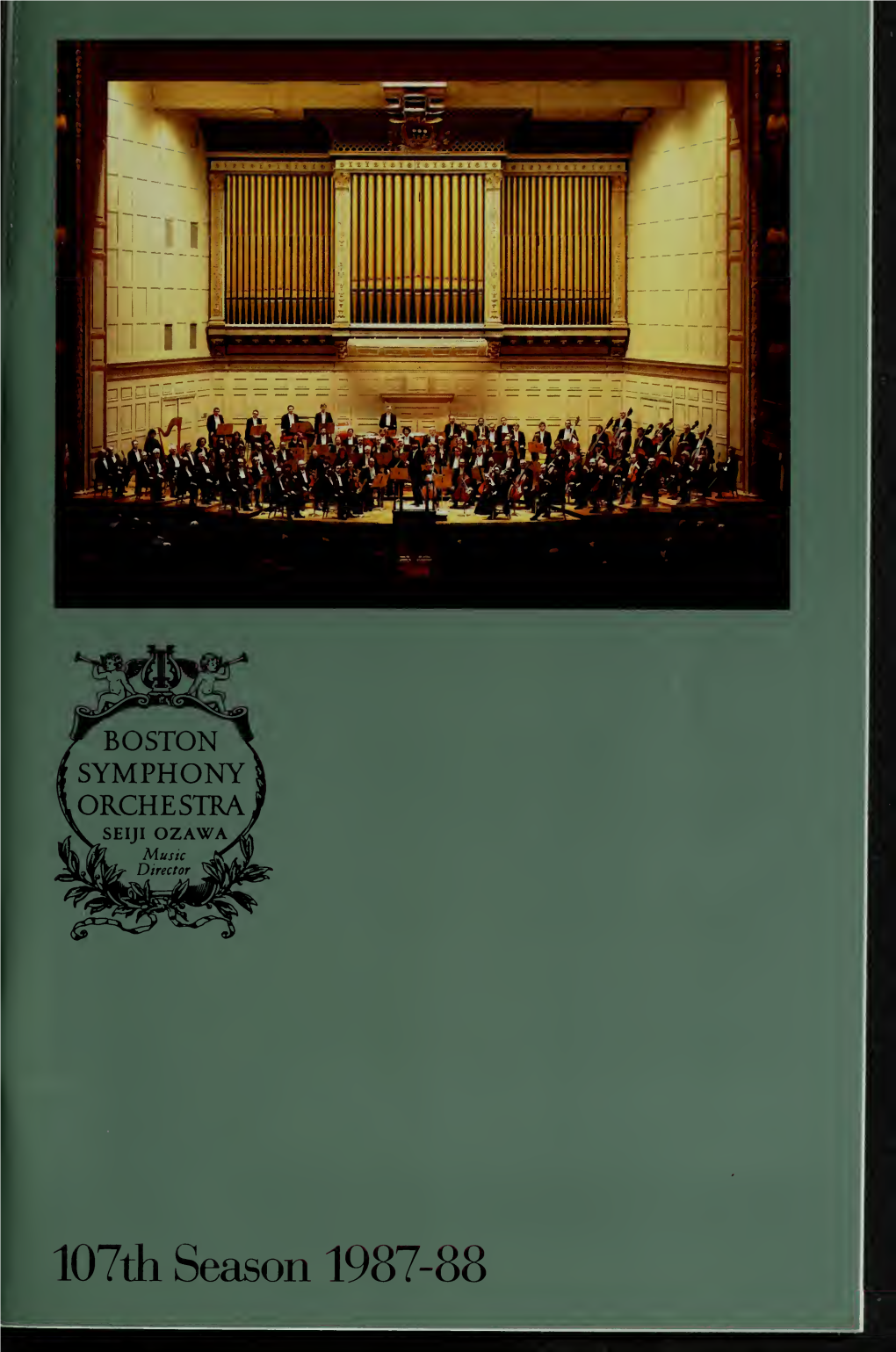 Boston Symphony Orchestra Concert Programs, Season 107, 1987-1988