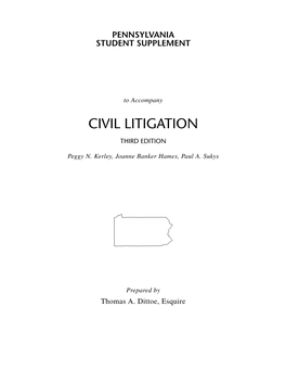 PA Civil Litigation