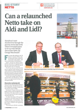 Can a Relaunched Netto Take on Aldi and Lidi?