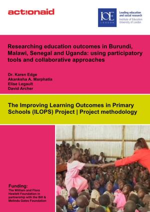 Researching Education Outcomes in Burundi, Malawi, Senegal and Uganda: Using Participatory Tools and Collaborative Approaches