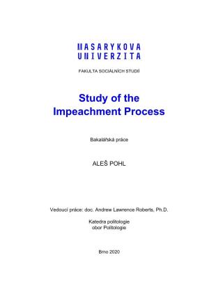 Study of the Impeachment Process