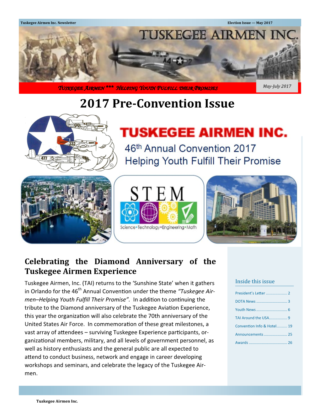 2017 Pre-Convention Issue