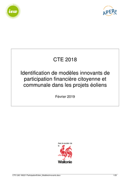CTE Cds 190221 Participationeolien Modèlesinnovants.Docx 1/25