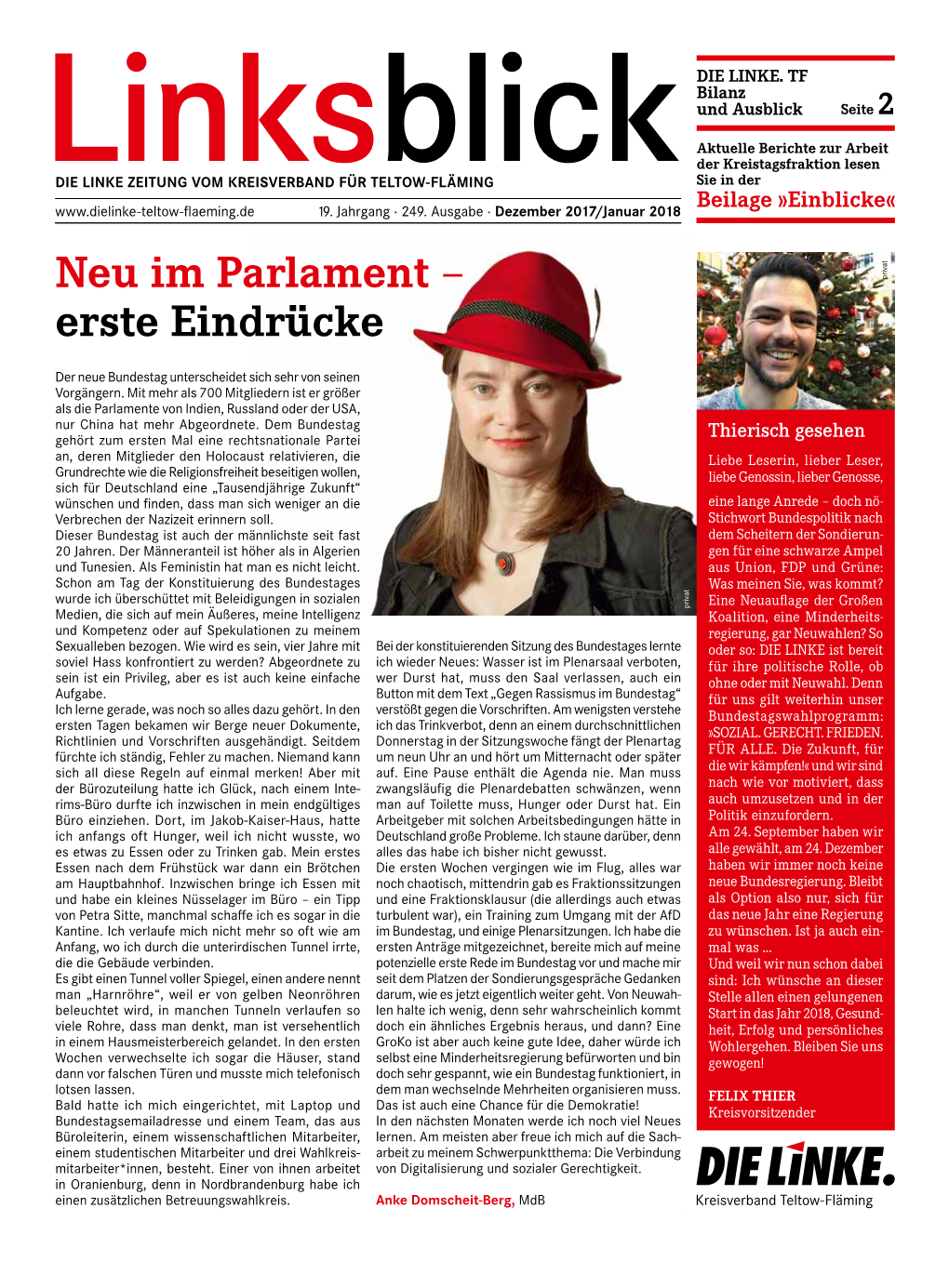 Neu Im Parlament – Erste Eindrücke