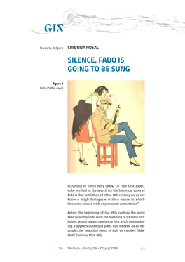 Silence, Fado Is Going to Be Sung
