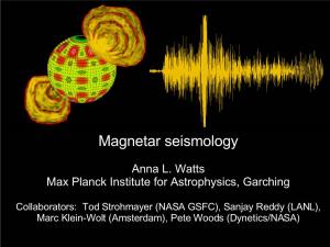 Magnetar Seismology
