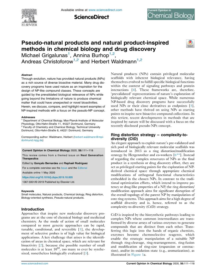 Pseudo-Natural Products and Natural Product-Inspired Methods In