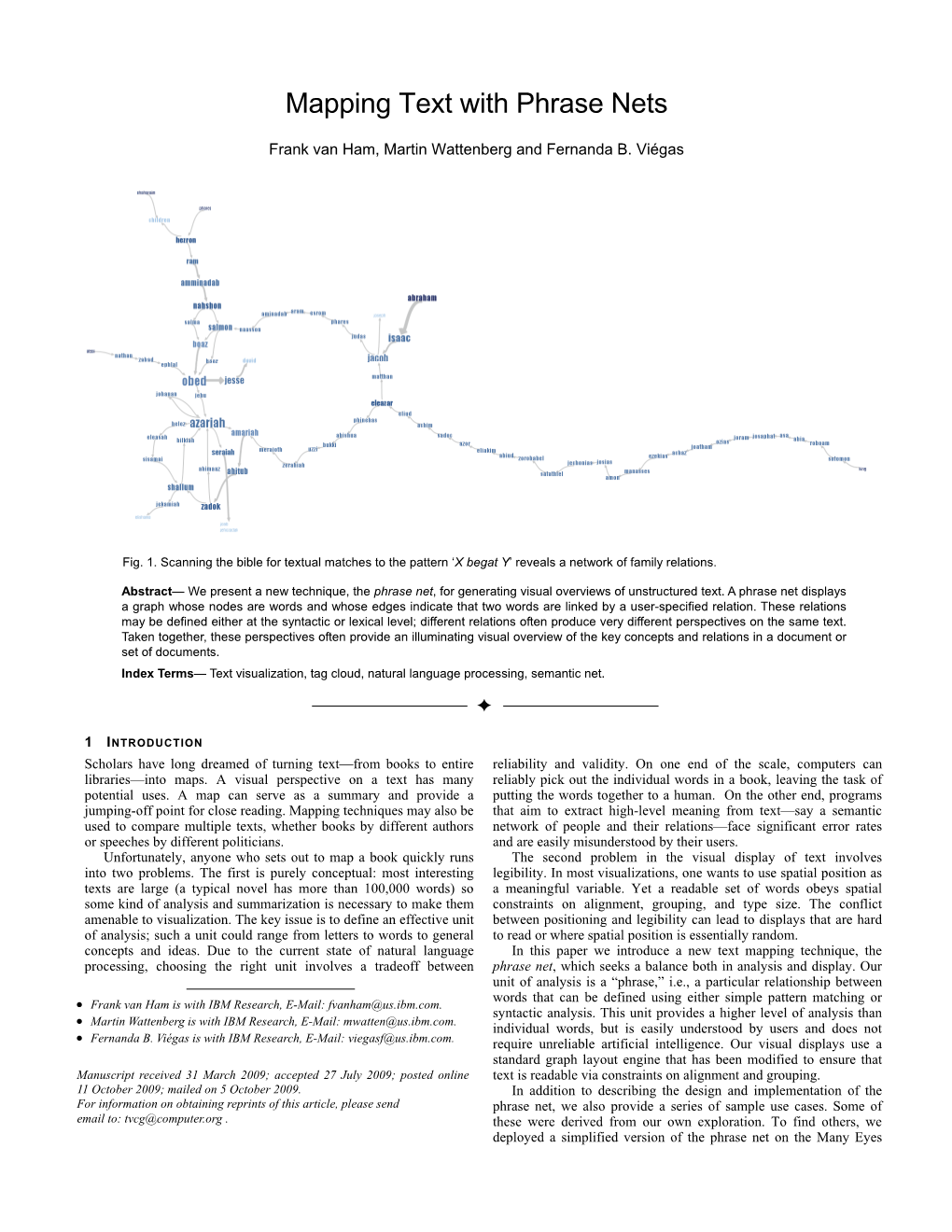 Mapping Text with Phrase Nets