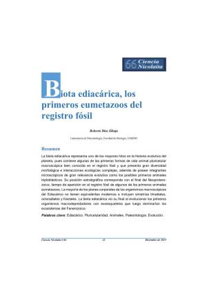 B Iota Ediacárica, Los Primeros Eumetazoos Del Registro Fósil