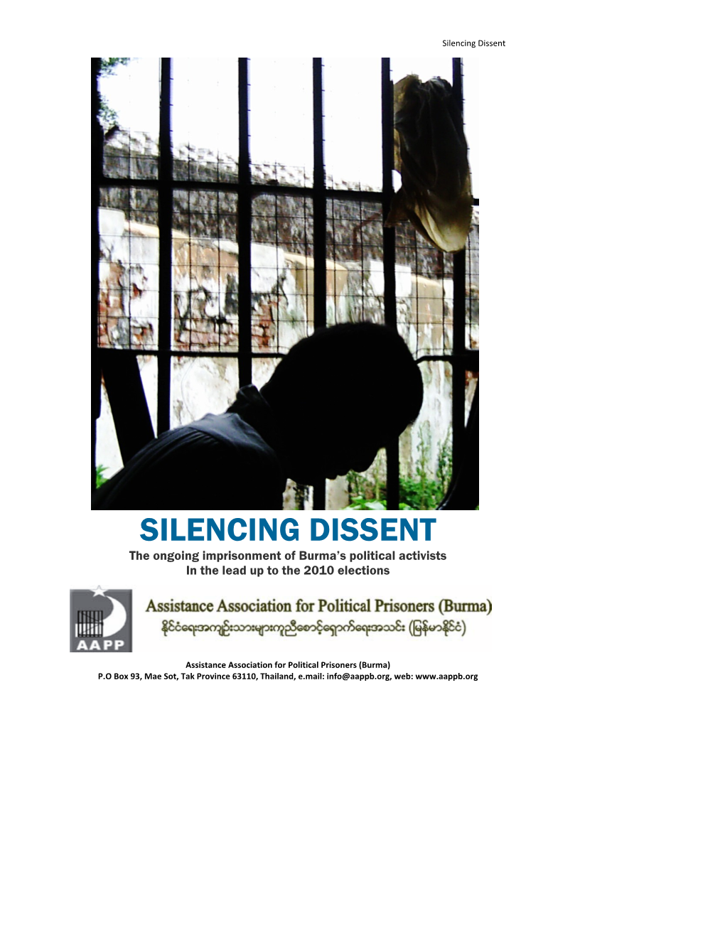 SILENCING DISSENT English