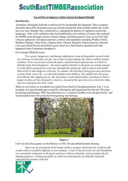 Use of Fire to Improve Native Forest Ecological Health Aug2019