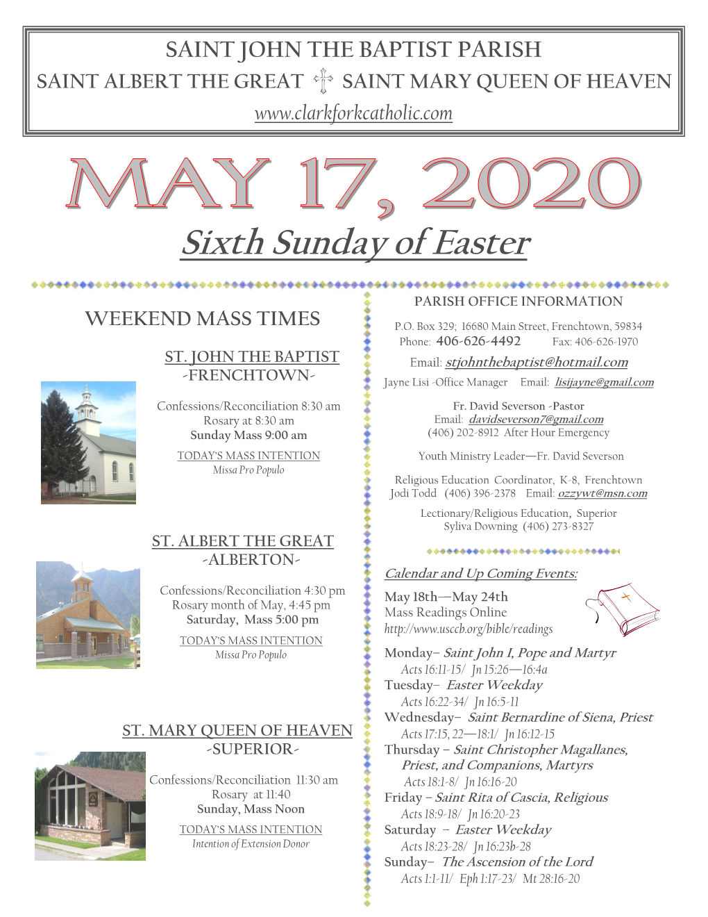 Sixth Sunday of Easter