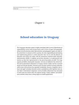 School Education in Uruguay