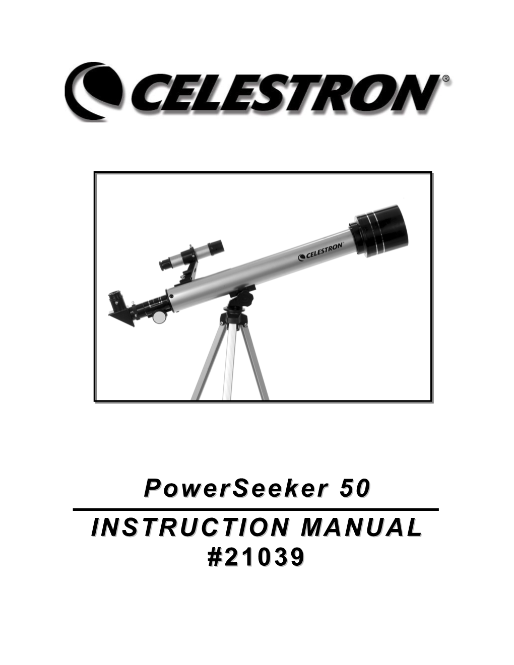 Powerseeker 50 INSTRUCTION MANUAL #21039