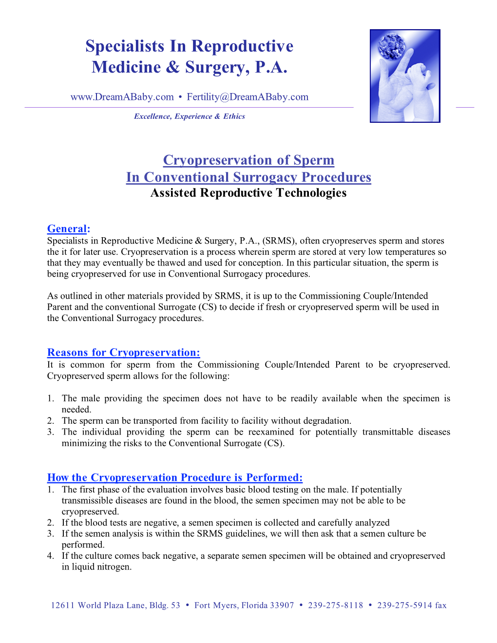 Cryopreservation of Sperm in Conventional Surrogacy Procedures.Pdf