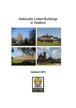 Nationally Listed Buildings in Watford