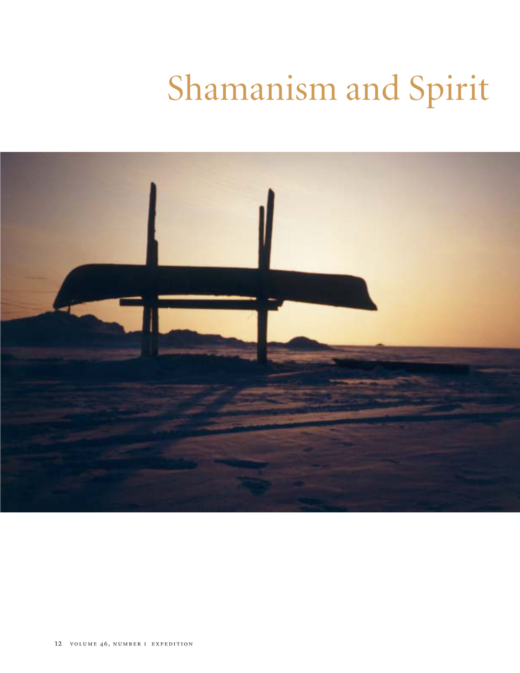 Shamanism and Spirit