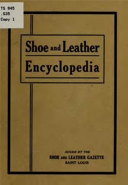 Shoe and Leather Encyclopedia;