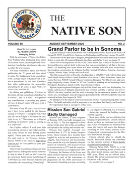 Native Sons of the Golden West for the Amazing History Decades