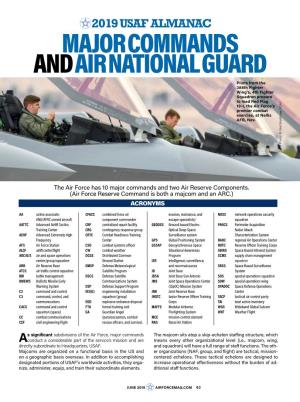 Major Commands and Air National Guard