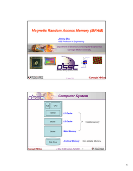 Magnetic Random Access Memory (MRAM)
