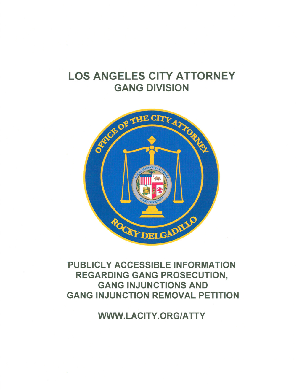 Los Angeles City Attorney Gang Division