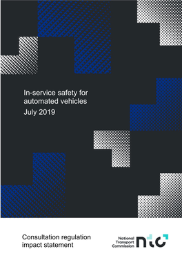 In-Service Safety for Automated Vehicles July 2019
