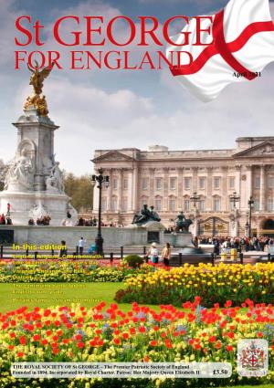 St GEORGE for ENGLAND April 2021