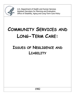 Community Services and Long-Term Care