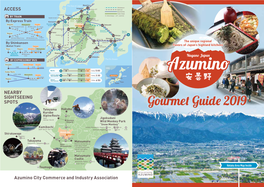 NEARBY SIGHTSEEING SPOTS ACCESS Azumino City Commerce