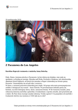 Z Pacanowa Do Los Angeles | 1