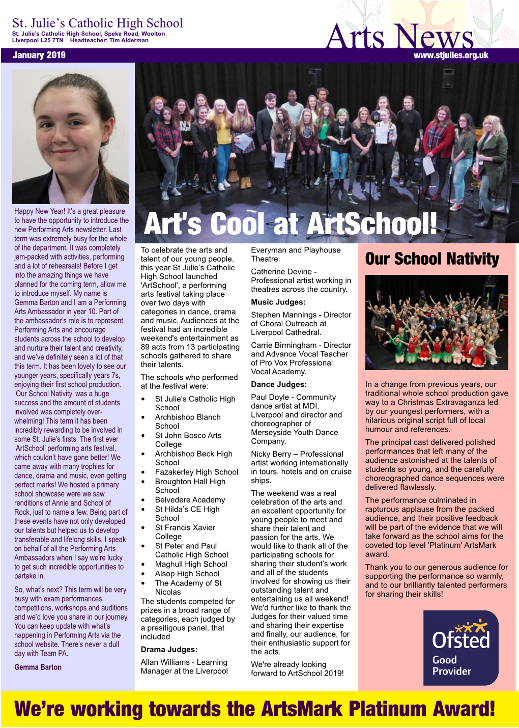 Arts News January 2019