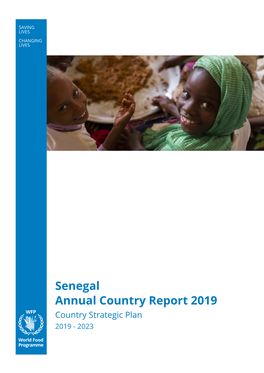 Senegal Annual Country Report 2019 Country Strategic Plan 2019 - 2023 Table of Contents