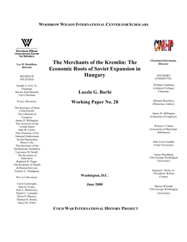 The Merchants of the Krembin