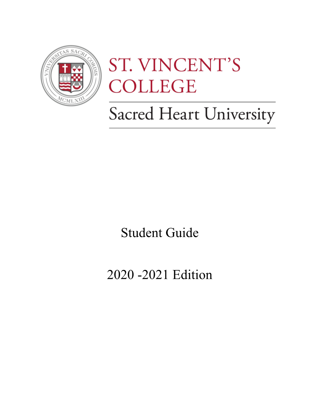 Student Guide 2020 -2021 Edition